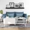 Altus 43" Coffee Table Gloss White