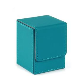 Vertical Card Box Card Storage Box (Option: Gasoline Blue-100)